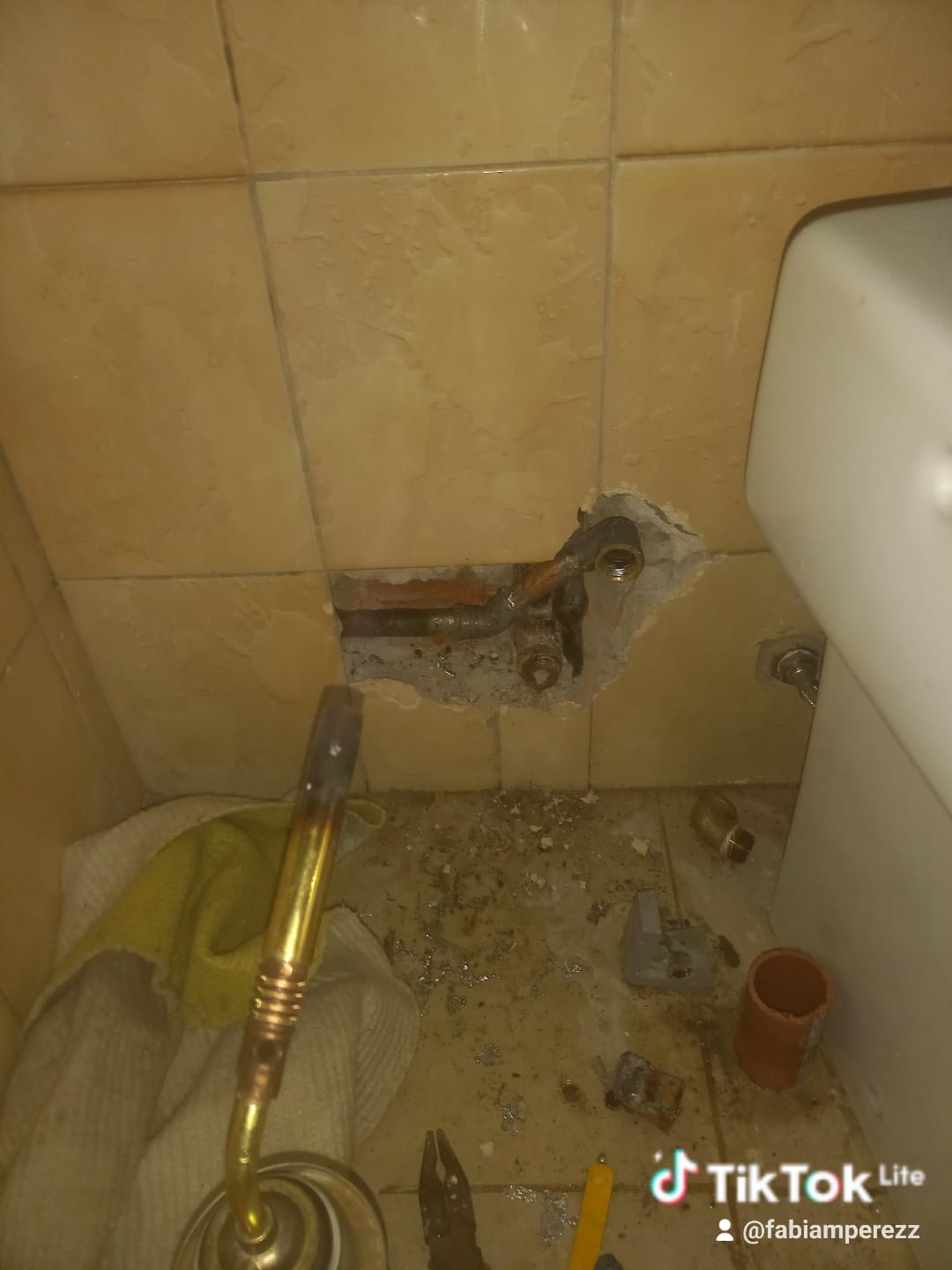 Trabajo de plomería